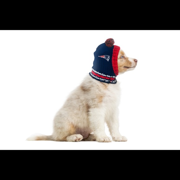New England Patriots NFL Dog Pet Knit Hat - Picture 4 of 7